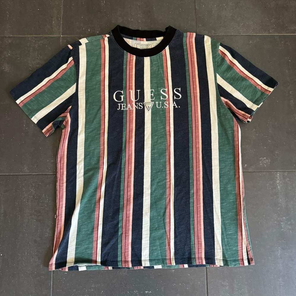 Vintage guess stripe tshirt
